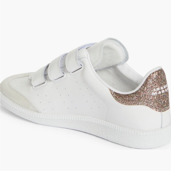 Isabel Marant Beth low top sneakers with glitter - Picture 3 of 6